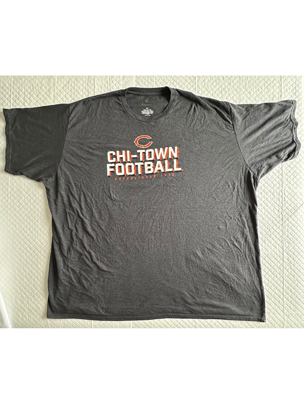 Fanatics Chi-Town Football Graphic T-Shirt 5XL